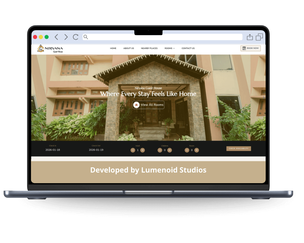 hotel website card image