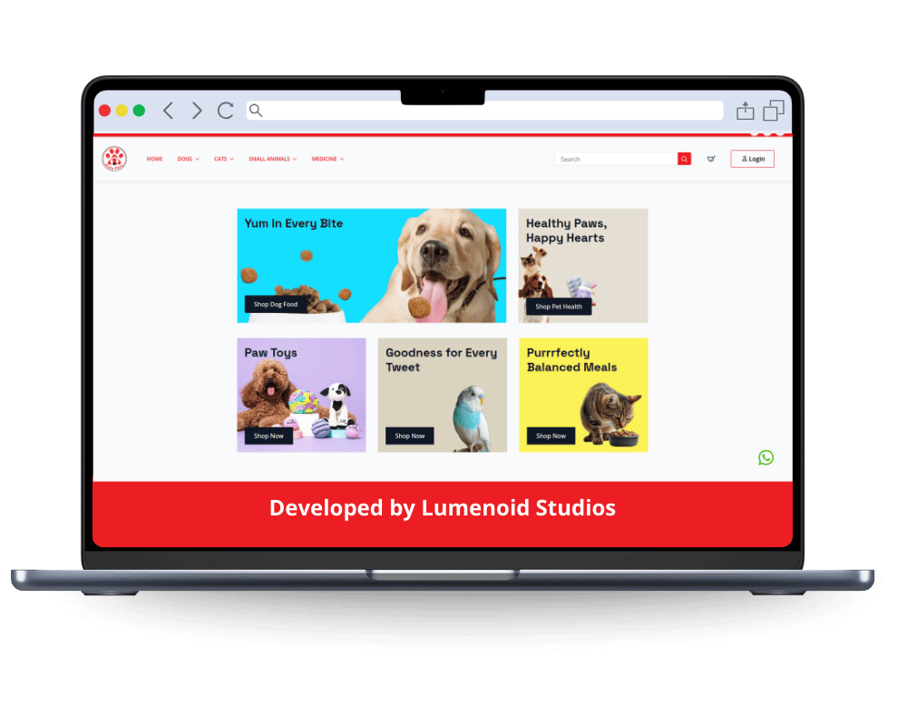 ecommerce website card image